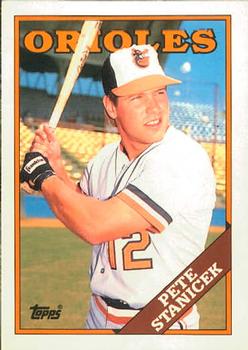 1988 Topps Traded - Limited Edition (Tiffany) #114T Pete Stanicek Front