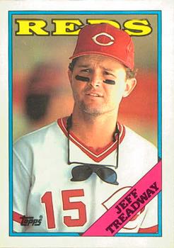 1988 Topps Traded - Limited Edition (Tiffany) #122T Jeff Treadway Front