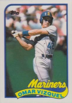 1989 Topps Traded - Limited Edition (Tiffany) #122T Omar Vizquel Front