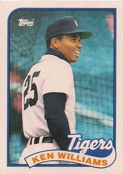 1989 Topps Traded - Limited Edition (Tiffany) #129T Ken Williams Front