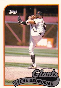 1989 Topps Traded - Limited Edition (Tiffany) #8T Steve Bedrosian Front