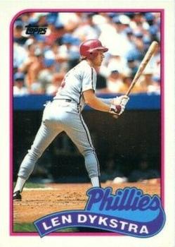 1989 Topps Traded - Limited Edition (Tiffany) #27T Lenny Dykstra Front