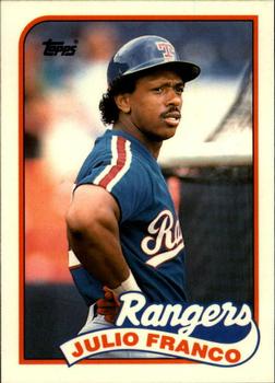 1989 Topps Traded - Limited Edition (Tiffany) #34T Julio Franco Front