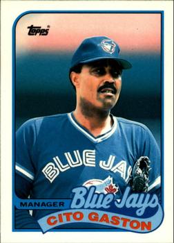 1989 Topps Traded - Limited Edition (Tiffany) #36T Cito Gaston Front