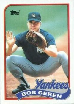 1989 Topps Traded - Limited Edition (Tiffany) #37T Bob Geren Front