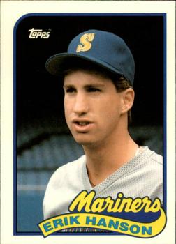 1989 Topps Traded - Limited Edition (Tiffany) #45T Erik Hanson Front