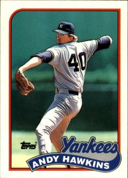 1989 Topps Traded - Limited Edition (Tiffany) #47T Andy Hawkins Front