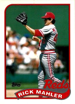 1989 Topps Traded - Limited Edition (Tiffany) #74T Rick Mahler Front