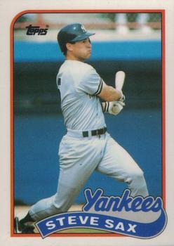 1989 Topps Traded - Limited Edition (Tiffany) #111T Steve Sax Front