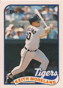 1989 Topps Traded - Limited Edition (Tiffany) #83T Keith Moreland Front