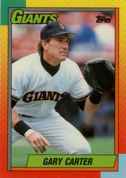 1990 Topps Traded - Limited Edition (Tiffany) #19T Gary Carter Front