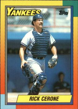 1990 Topps Traded - Limited Edition (Tiffany) #21T Rick Cerone Front