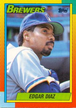 1990 Topps Traded - Limited Edition (Tiffany) #26T Edgar Diaz Front