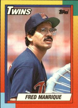 1990 Topps Traded - Limited Edition (Tiffany) #66T Fred Manrique Front