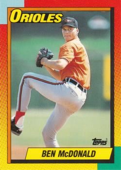 1990 Topps Traded - Limited Edition (Tiffany) #70T Ben McDonald Front