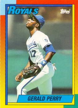 1990 Topps Traded - Limited Edition (Tiffany) #92T Gerald Perry Front