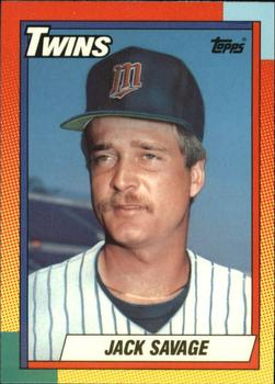 1990 Topps Traded - Limited Edition (Tiffany) #111T Jack Savage Front