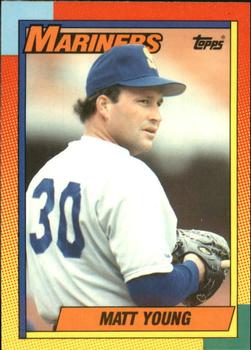 1990 Topps Traded - Limited Edition (Tiffany) #131T Matt Young Front