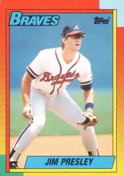 1990 Topps Traded - Limited Edition (Tiffany) #98T Jim Presley Front