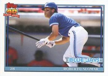 1991 Topps Traded - Limited Edition (Tiffany) #2T Roberto Alomar Front