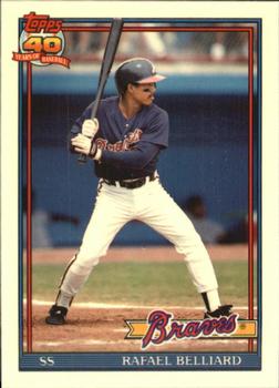 1991 Topps Traded - Limited Edition (Tiffany) #9T Rafael Belliard Front