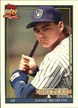 1991 Topps Traded - Limited Edition (Tiffany) #10T Dante Bichette Front