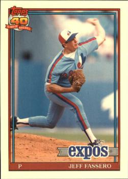 1991 Topps Traded - Limited Edition (Tiffany) #39T Jeff Fassero Front