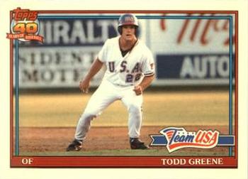 1991 Topps Traded - Limited Edition (Tiffany) #50T Todd Greene Front