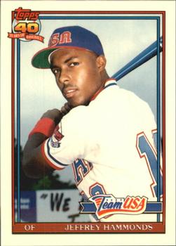 1991 Topps Traded - Limited Edition (Tiffany) #51T Jeffrey Hammonds Front