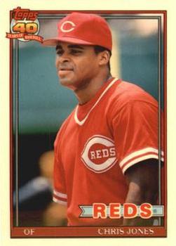 1991 Topps Traded - Limited Edition (Tiffany) #65T Chris Jones Front