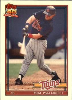 1991 Topps Traded - Limited Edition (Tiffany) #87T Mike Pagliarulo Front