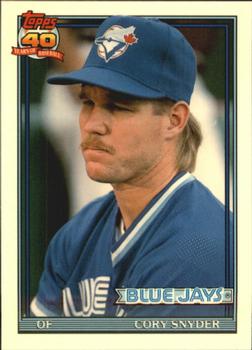1991 Topps Traded - Limited Edition (Tiffany) #111T Cory Snyder Front