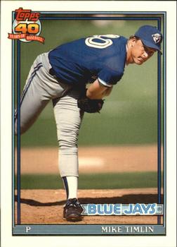 1991 Topps Traded - Limited Edition (Tiffany) #121T Mike Timlin Front
