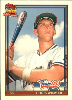 1991 Topps Traded - Limited Edition (Tiffany) #130T Chris Wimmer Front