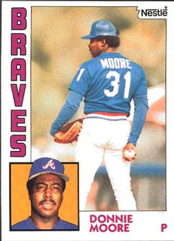 1984 Topps Nestle #207 Donnie Moore Front