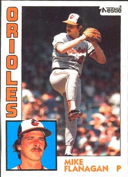 1984 Topps Nestle #295 Mike Flanagan Front