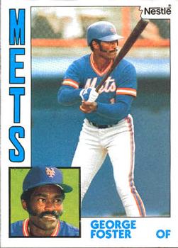 1984 Topps Nestle #350 George Foster Front