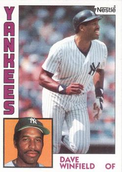 1984 Topps Nestle #460 Dave Winfield Front