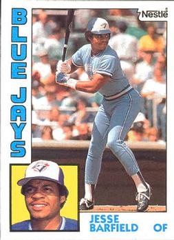 1984 Topps Nestle #488 Jesse Barfield Front