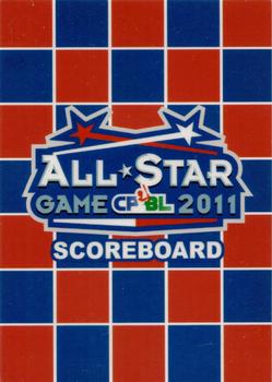 2011 CPBL - Retail Pack Edition Extras #158 All-Star Game Scoreboard Front