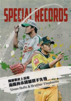 2011 CPBL - Retail Pack Edition Extras #196 Sung-Wei Tseng / Chien-Fu Yang Front