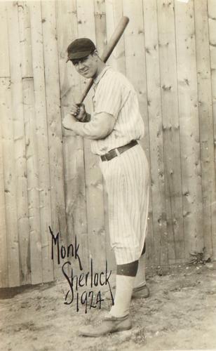 1924 Quebec Bulldogs Postcards #NNO Monk Sherlock Front