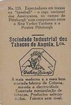 1928 Sociedade Industrial #115 New York vs Pittsburgh Back