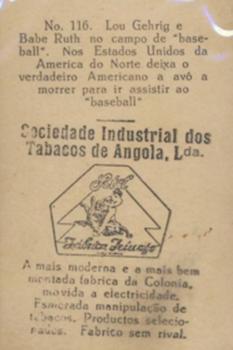 1928 Sociedade Industrial #116 Ruth / Gehrig Back