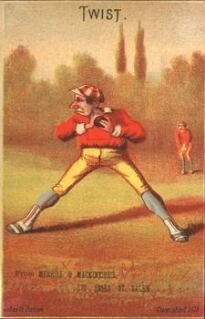 1878 Forbes Co. Baseball Comics (H804-6) #NNO Twist Front