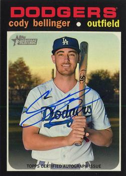 2020 Topps Heritage - Real One Autographs (High Number) #ROA-CBE Cody Bellinger Front