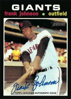 2020 Topps Heritage - Real One Autographs (High Number) #ROA-FJO Frank Johnson Front