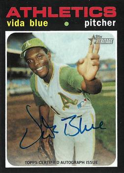 2020 Topps Heritage - Real One Autographs (High Number) #ROA-VB Vida Blue Front