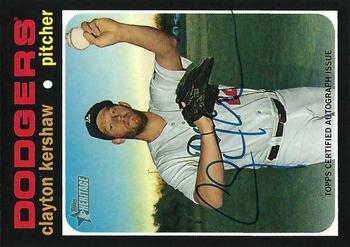 2020 Topps Heritage - Real One Autographs (High Number) #ROA-CK Clayton Kershaw Front