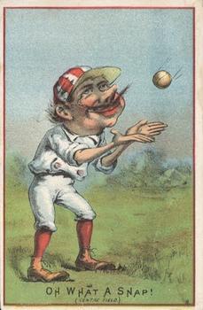1880 Red Border Baseball Comics (804-15A) #NNO Oh What A Snap! Front